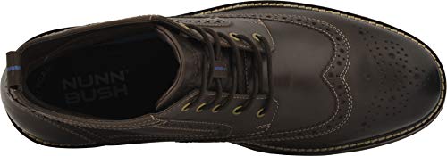 Image of Nunn Bush Odell Wingtip Boot with KORE Walking Comfort Technology Brown Ch 8.5