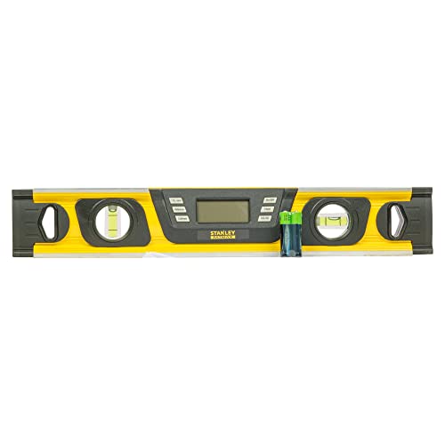 Image of STANLEY 0-42-063 40 cm Digital Angle Level with 0.2 Digital Accuracy & Easy-to-Read LCD Screen, 1 Year Warranty, YELLOW & BLACK