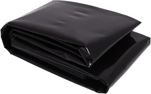 Revestimiento para Estanque 3x7ft 10ftx13ft 16x20ft 23ftx26ft, Revestimiento para Estanque Espesor de Membrana para Estanque de Peces 5mil Revestimientos para Estanque Flexibles Lona para Es