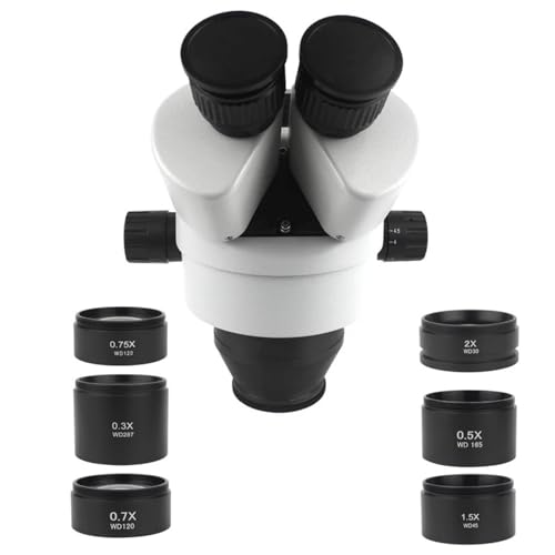 Lente Barlow WD165 0.5X para microscopio estereoscópico con rosca de 48mm 4