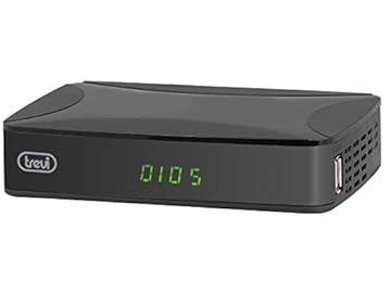 Trevi HE 3368 T2 Decoder Digitale Terrestre HD DVB-T2 con H.265/HEVC 10 Bit, HDMI, Scart, USB, Telecomando