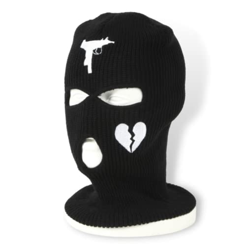 [LIMSE] �n�[�g�f�U�C�� �o���N���o �ڏo���X �j�b�g�X �t�F�C�X�}�X�N �y�� �h�� �_���X HIPHOP �o�C�N ������� �h�J (�u���b�N)