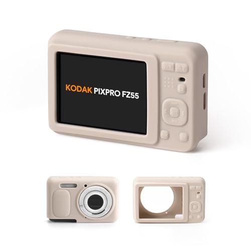 Funda Silicona para Cámara KODAK PIXPRO FZ55 Beige