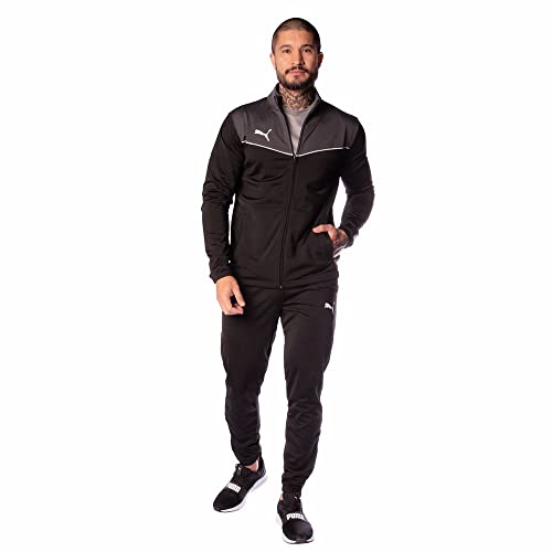 Agasalho Puma Tracksuit 657534-03 G Preto/Asfalto