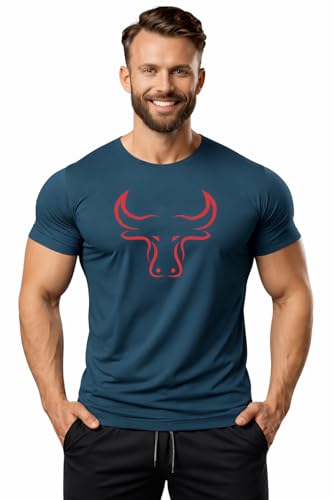 Image of 3Colours RGB Active Fit T-Shirt - Lightweight Polyester Sportswear-Bull