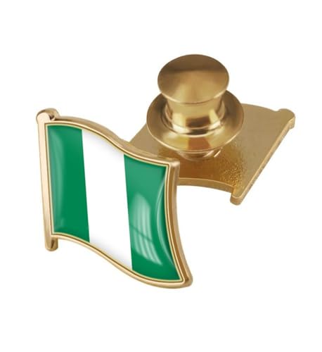 Image of vmcoatdu Country Flag Backs Locking Pin Keepers Locking Clasp Pin Badge International Travel Brooch Metal Alloy Souvenir Pin 0.75x0.7 Inch Small Pin