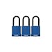 Lockout Padlock, KA, Blue, 1-3/4