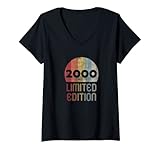 Photo Gallery donna 2000 limited edition 22 anni 22 compleanno donna uomo regalo maglietta con collo a v Photo Gallery donna 2000 limited edition 22 anni 22 compleanno donna uomo regalo maglietta con collo a v
