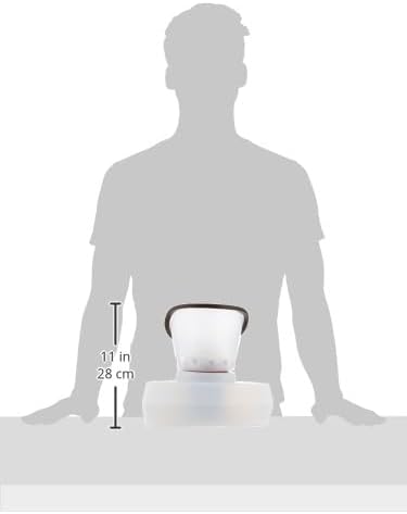 Kaz FS614 The Steam Facial for Face with dimensions overlay