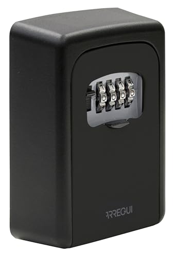 ARREGUI KEEPER SEG114 Caja Fuerte para Llaves con Cerradura de Combinación | Caja de Seguridad para Llaves | Segura y Resistente, para Exterior, con Código| Caja Guarda Llaves |Fácil de Instalar|Negro