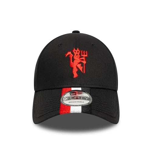 Gorra New Era Manchester United 9FORTY Black Stripe miniatura 2