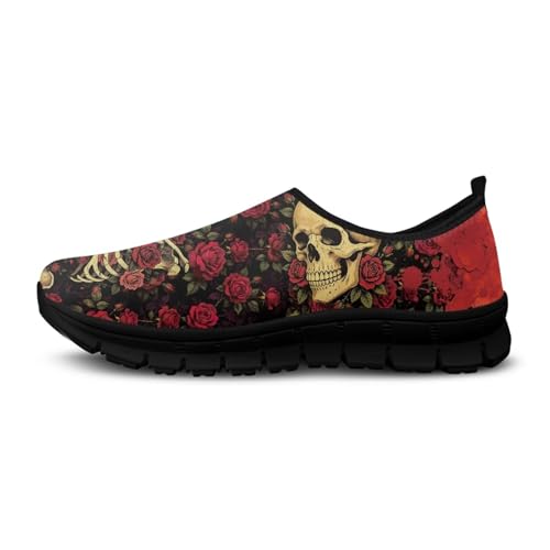 Image of Womens Slip On Walking Shoes Non Slip Loafer Breathable Holiday Travel Shoe Lightweight Casual Low Top Sneakers SizeUS 5.5-11.5