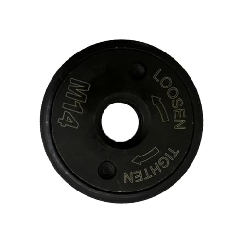 GYQAZSS Black Quick Flange Nut M14 Angle Grinder Release Locking Nut Pressing Plate Power Accessories Replacement Clamping Tool