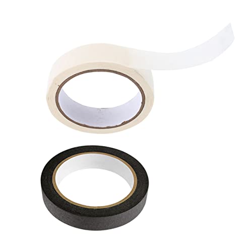 VILLCASE 2 Pack Painters Masking Tape 25mm 20m Length Sturdy Decorators Tape for Painting Drawing Crafts