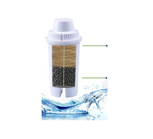 Aquahouse AH-PBC-Filterkartuschen, kompatibel mit Tischwasserfilter Brita Classic, Kenwood, Laica, PearlCo, Dafi, Mavea 107007, Universal-Filterkartuschen für konventionelle Wasserfilter, 12 Stück
