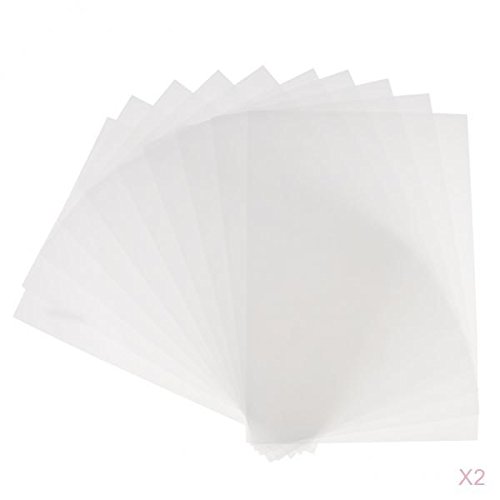 myaddiction 20 Pieces Heat Shrinkable Paper Shrink Film Paper Sheets for DIY Hanging Charms Fine Polish