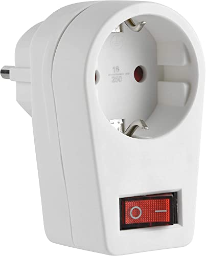 CABLEPELADO Enchufe de protección con Interruptor | conmudator Ahorro de energía ON/Off Infantil 3680W