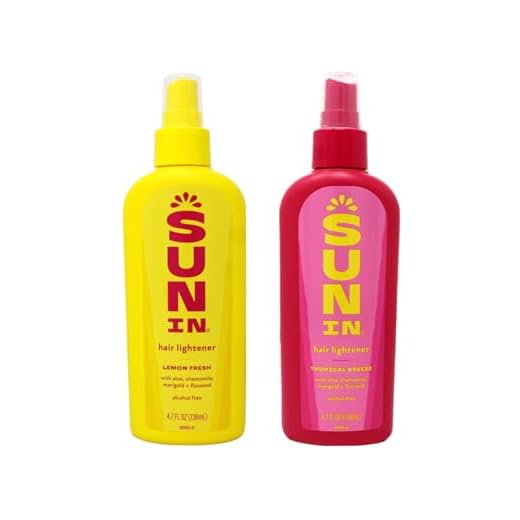 Sun in Hair Lightener, Tropical Breeze & Lemon Fresh Combo