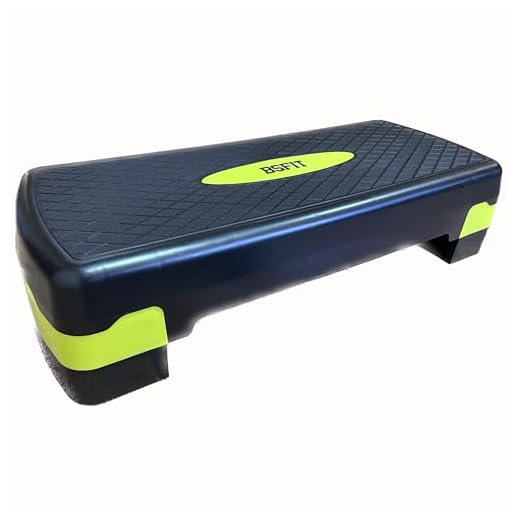 BSFIT® Step de Aeróbic Plataforma Steps Fitness Casa Banco Fitness para Ejercicio Yoga Adecuado Gimnasio Exterior, Antideslizante, Carga 250kg