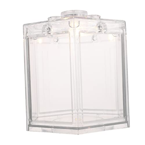 箱 ビルディングブロックの水槽 水槽の装飾大 ネット 金魚 小さい マット 魚用エアレーター 流木 蛙 カメの生息地タンクキット 庭 魚のエサ 海 Transparent アクリル iplusmile