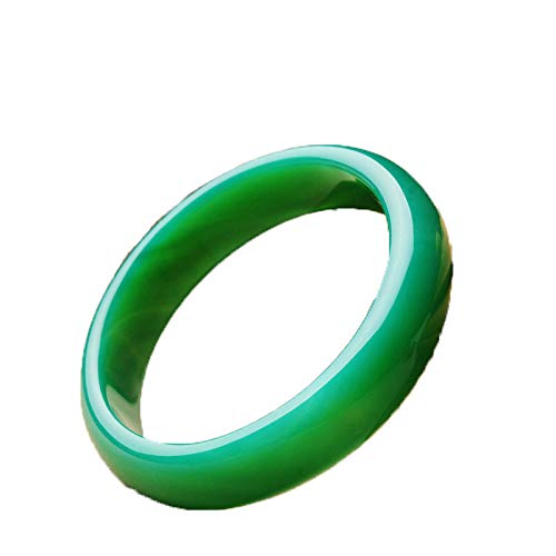 Bracelet brésilien agate verte calcédoine naturelle idée cadeau femme noble