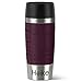 Produktbild Emsa Isolierbecher MIT Gravur (z.B. Namen) 360ml TRAVEL Mug Brombeere lila mit persönlicher Rundgravur, Travelmug Kaffee & Tee Thermo to-go-Becher mit Quick Press Verschluss 100% auslaufsicher