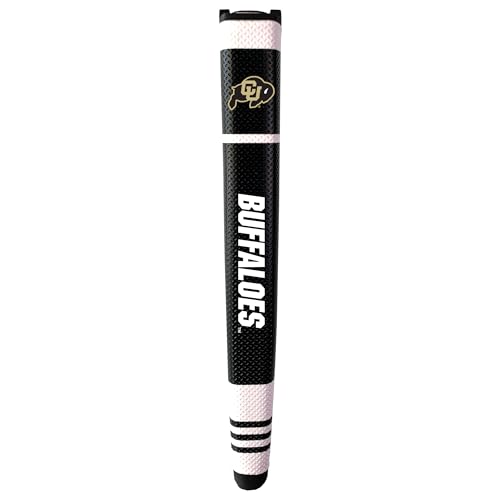 Team Golf NCAA Colorado Buffaloes Golf Putter Grip Golf Putter Grip with Removable Gel Top Ball Marker, Durable Wide Grip & Easy to Control