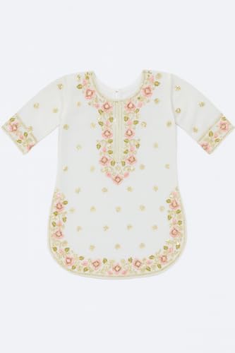 Image of FFION - Girls Salwar Suit with Dupatta Set - Elegant Embroidery Work Traditional Ethnic Wear I Festive Party Dress I Birthday Dress for Girls