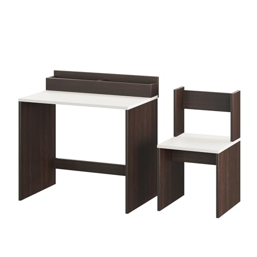 Image of FURNEASER Jasper Medium Size School Desk DIY, Table Chair Set for Kids, (80x40cm)