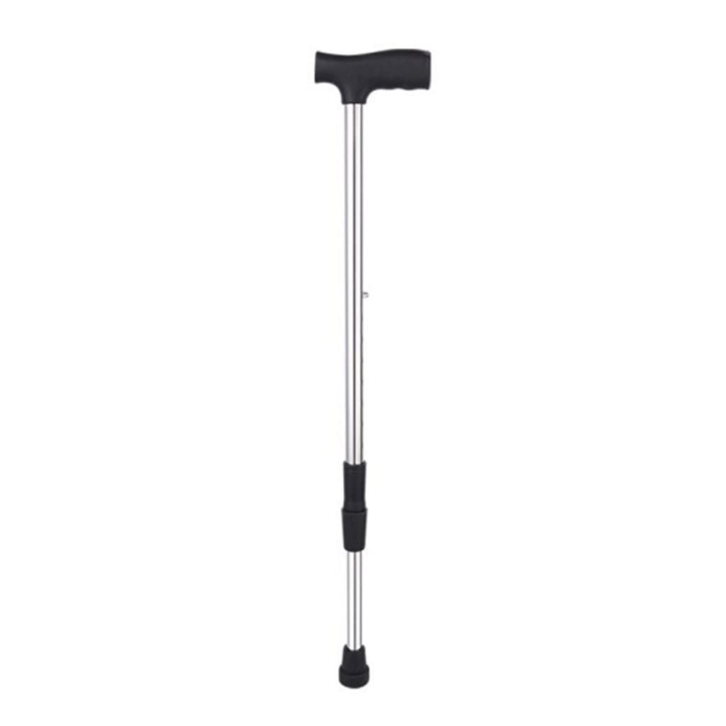 Bastón para caminar para hombre/mujer, muletas ajustables de acero inoxidable de 8 velocidades, muletas retráctiles portátiles para personas mayores, ayudas para la movilidad y la vida diaria Star of