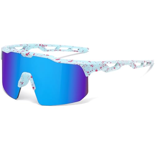 Image of Youth Baseball Sunglasses for Boys Girls Softball Cycling Sports Sunglasses Kids Lightweight UV Protection