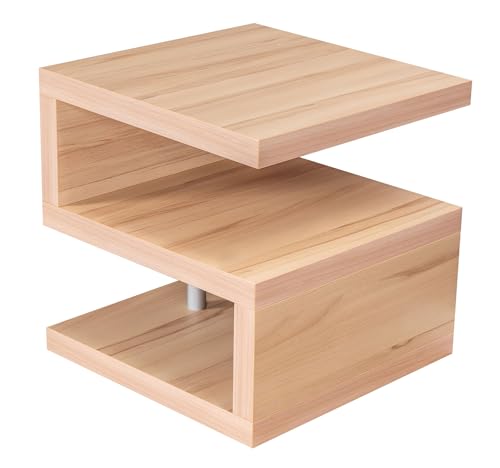 levandeo Couchtisch Sigi Kernbuche Dekor 44x44cm Höhe: 44cm - Deutsche Herstellung Keine Montage! Fest verleimt! Beistelltisch Wohnzimmertisch Tisch levandeo Couchtisch Sigi Kernbuche Dekor 44x44cm Höhe: 44cm - Deutsche Herstellung Keine Montage! Fest verleimt! Beistelltisch Wohnzimmertisch Tisch