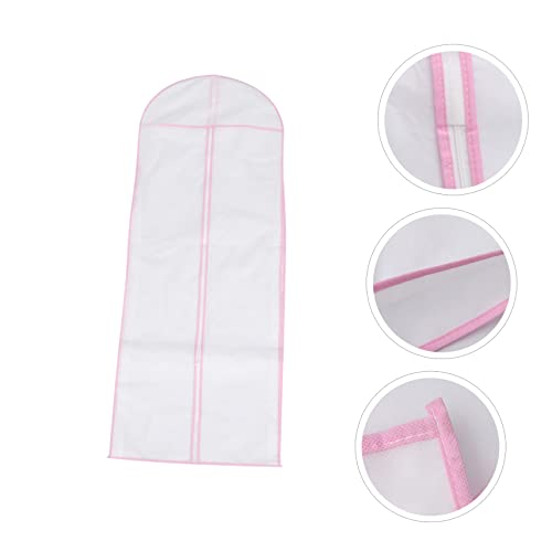 1Pc Nonwoven Wedding Dress Garment Bag Protective Storage for Gowns Long Trim for Travel and Home Use for Bridal Shops and Wedding Events3