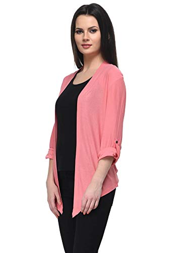 Image of Frenchtrendz Womens's Viscose Crepe Shrug(Size: XS-4XL)