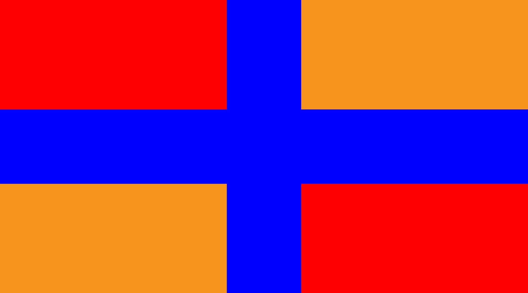 Drapeau Large Hemshin People haut de gamme de 1.35m² aux finitions soignées