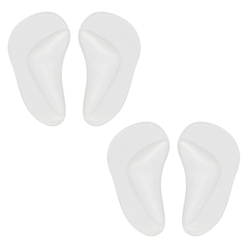 WUSJCOF 2 Pares Plantillas de Gel para Arco del Pie Ortopédicas de Silicona Soporte para Fascitis Plantar Almohadillas para Zapatos de Tacón Alto