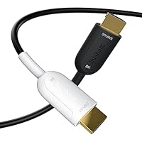 8K HDMI Glasfaser kabel 10M 48Gbps Ultra High Speed HDMI 2.1 Kabel 8K60 4K120 eARC RTX 3090 HDCP 2.2&2.3 Dolby Kompatibel mit PS5, Xbox Series X, Roku/Fire/Sony/LG CX TV (fiber-10M/33ft)