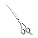TOMBRO 7.0" Professional Curved Blade Pet Grooming Scissors Dog Cat Hair Trimming Shears (Down-Curved)