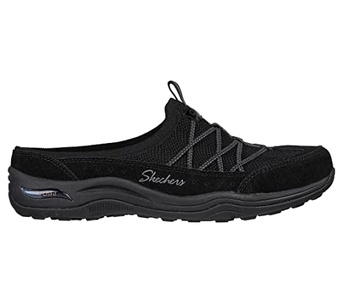 Skechers Women's Relaxed Fit: Arch Fit Commute - Chosen Road Slip-On Mule, Black - 10 M US