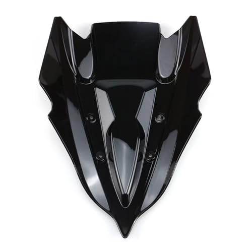 Pare-brise Kawasaki Z250 Z300 2013-2018 noir double bulle en ABS de remplacement