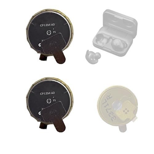 HIGHAKKU CP1254 A3 Lot de 2 Batteries de Rechange compatibles avec Casque Bluetooth LIR1254 So-NY wf1000x xm3 Ja-Bra Rox B&O H5