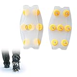 Generisch Spikes für Schuhe Winter für Kinder, Schuhspikes Zum Überziehen Mit 7 Spikes, 2026 Neu Anti Rutsch Schuhspikes für Non-Slip Schnee, vereiste Straßen Zum Wandern Bergsteigen Spazierengehen