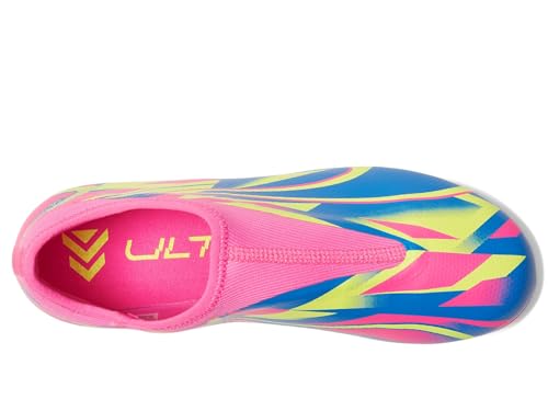 PUMA Kids Boys Ultra Match Ll Energy Firm GroundArtificial Ground Soccer Cleats - Blue, Pink - Size 5 M2