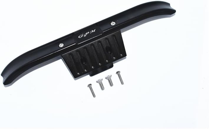 GPM for Arrma Outcast 6S BLX/Notorious 6S BLX Upgrade Parts Aluminum Front Bumper - 1 Set Black