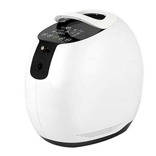 DULPLAY Household Portable Oxygen Respirator,6 Liter Adjustable Large Flow Touch Screen Elderly Small