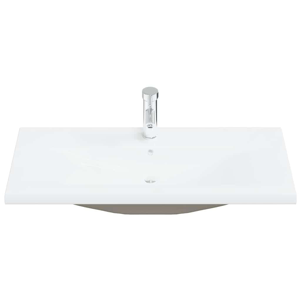 Juego de 4 muebles de baño, color gris hormigón, de madera, con lavabo, espejo, armario alto, armario colgante, montaje en pared, espacio para cuarto de baño, invitados, inodoro