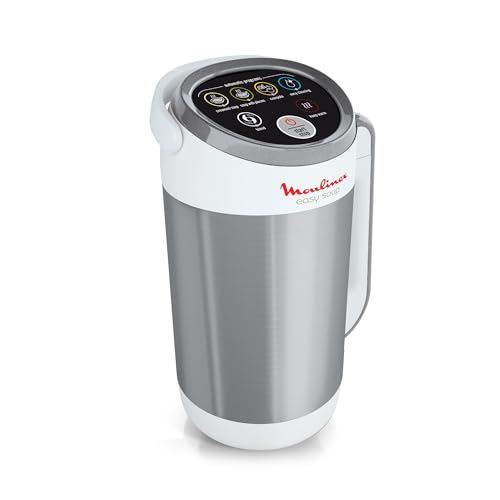 Moulinex Easy Soup LM8411, Sopera Eléctrica con 5 Programas Automáticos, Acero Inoxidable,...
