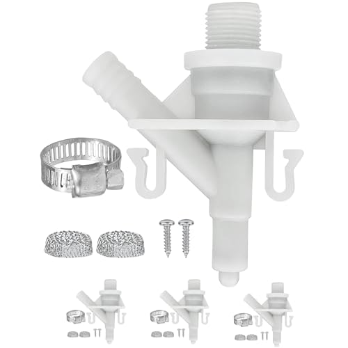 Image of 4 Pack 385311641 RV Toilet Water Valve Kit, Replacement Parts Fit for 300, 301, 310, 311, Camper Trailer