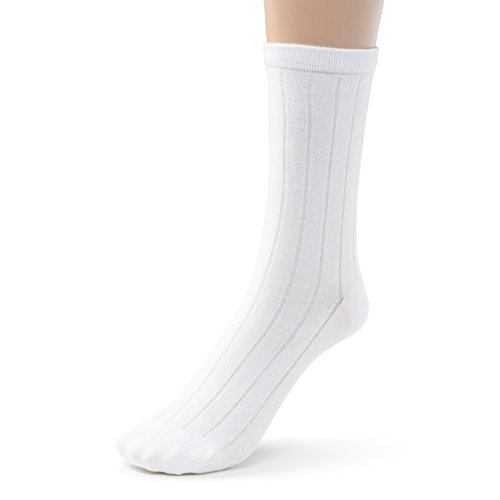 Viscose Bamboo School Uniform Dress Socks for Boys Girls, 3-6 Pk, Seamless Sensory Crew Socks for kids2