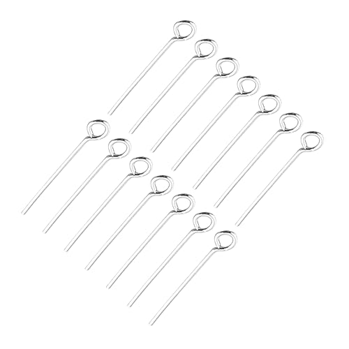Homoyoyo DIY Jewelry Accessories 9 Word Needle Open Eye Pins Jewelry Finding Eye Pins Jewelry Making